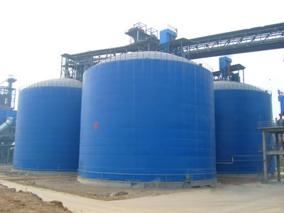 三更罗镇水泥钢板库改造